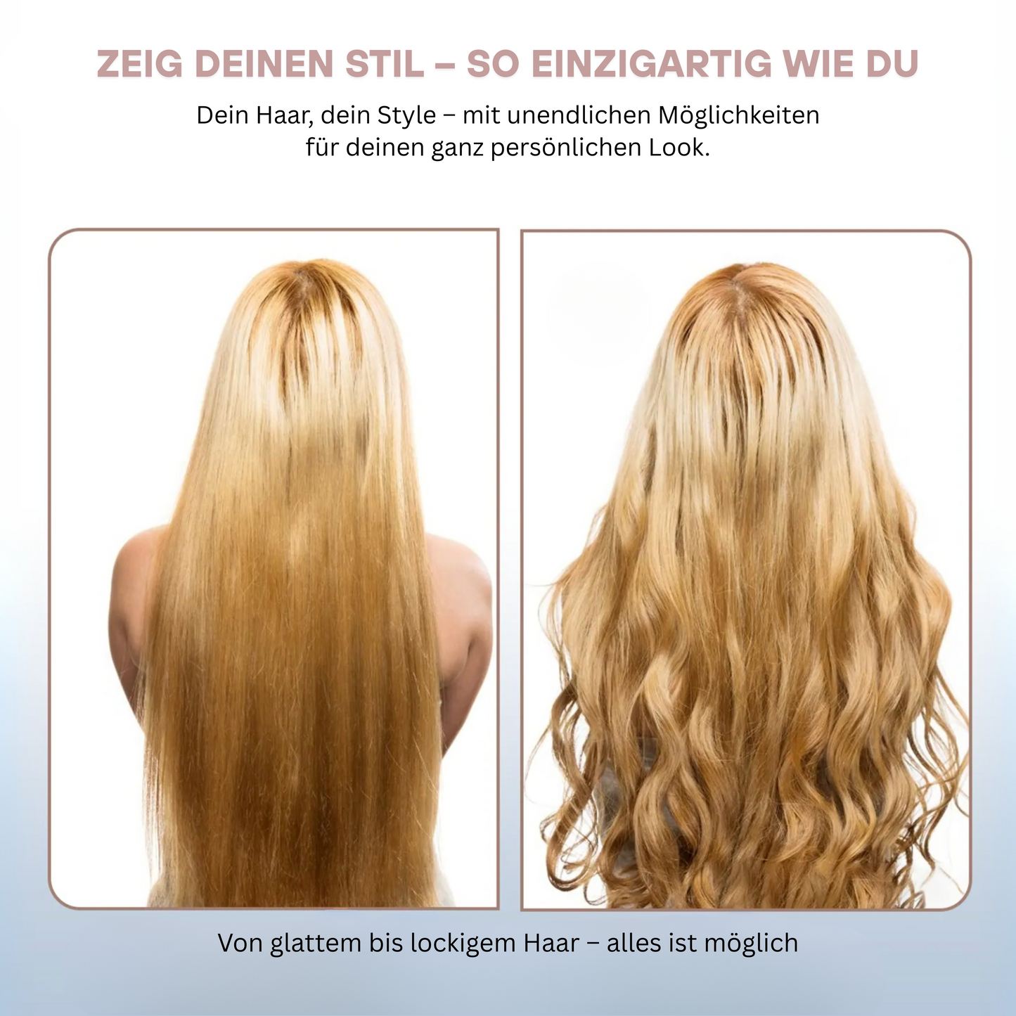 Glanz. Volumen. Kontrolle.